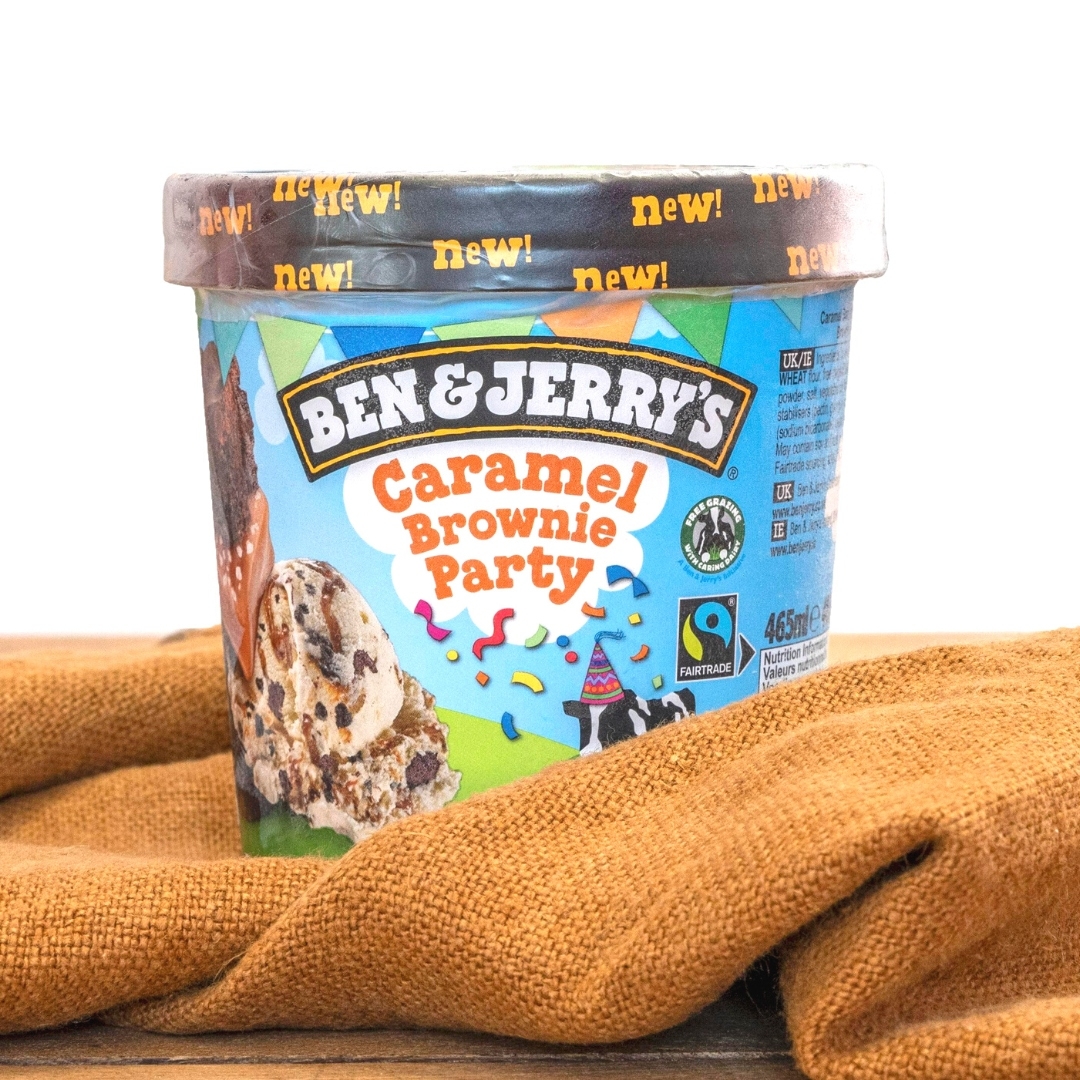 Ben & jerry&#39;s caramel brownie party 465 ml